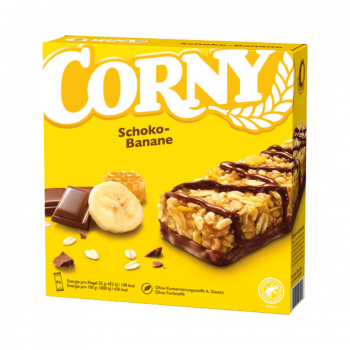 Corny Classic Schoko-Banane Müsliriegel UTZ, 6 Stück